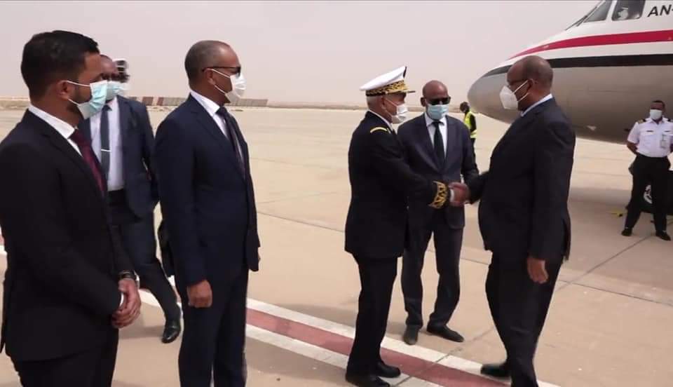 المسار نيوز عضو مجلس السيادة الفريق إبراهيم جابر، يصل العاصمة الموريتانية نواكشوط