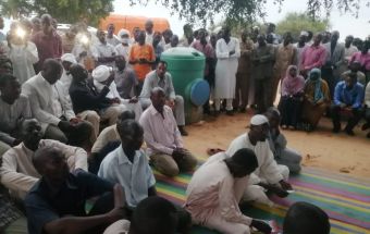 المسار نيوز أنهاء أعتصام أهالي معسكر "زمزم" بولاية شمال دارفور.