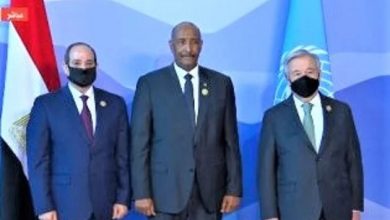 المسار نيوز البرهان يصل شرم الشيخ والسيسي والأمين العام للأم المتحدة في استقباله