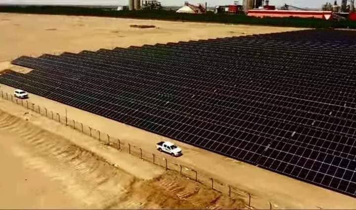 المسار نيوز افتتاح أكبر مشروع لتوليد الكهرباء عن طريق الطاقة الشمسية بالسودان