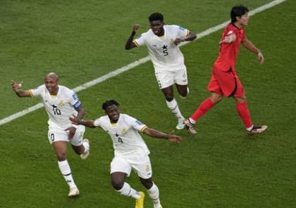 المسار نيوز غانا تتجاوز كوريا بثلاثة أهداف مقابل هدفين ، وتحيي آمالها في التأهل
