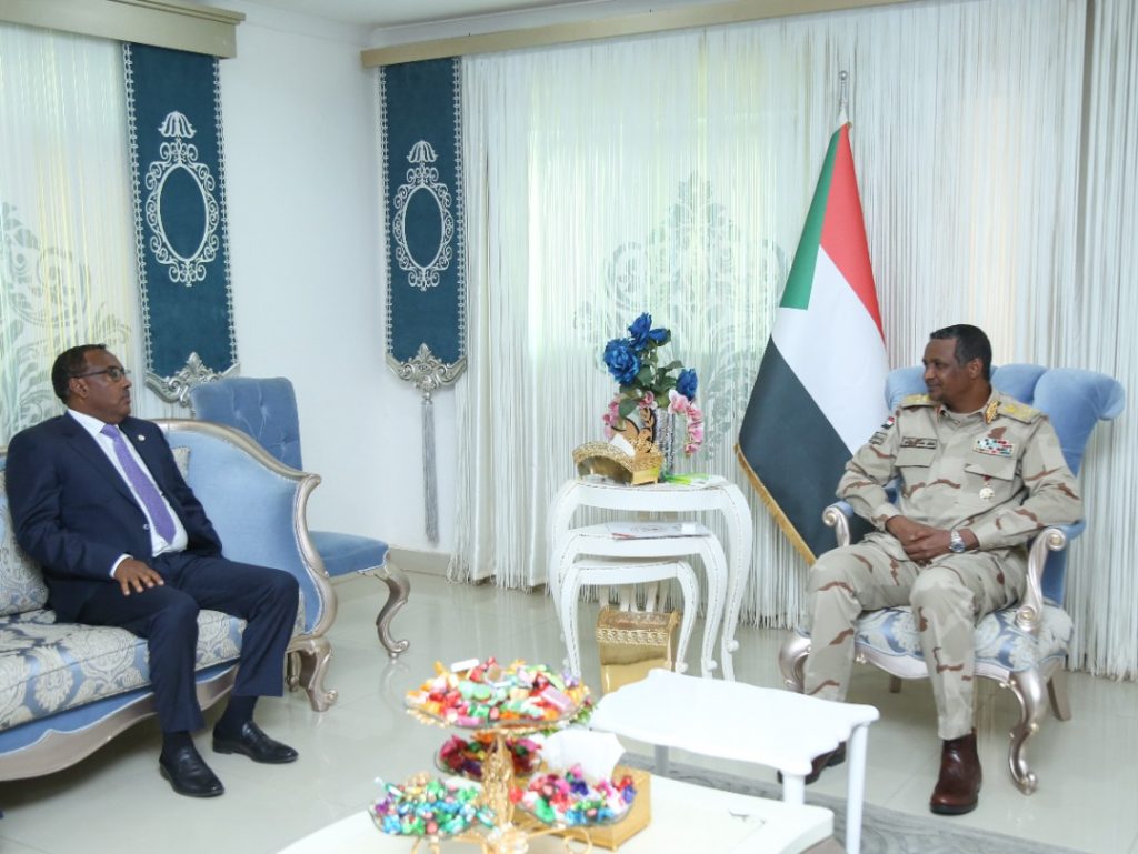 المسار نيوز نائب رئيس مجلس السيادة يلتقي وزير الخارجية الإثيوبي