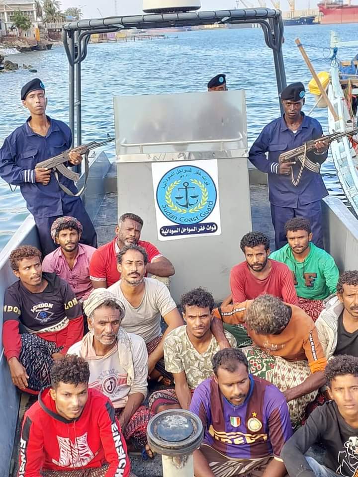 المسار نيوز قوات خفر السواحل السودانية تلقي القبض على صيادين يمنيين داخل المياه الإقليمية