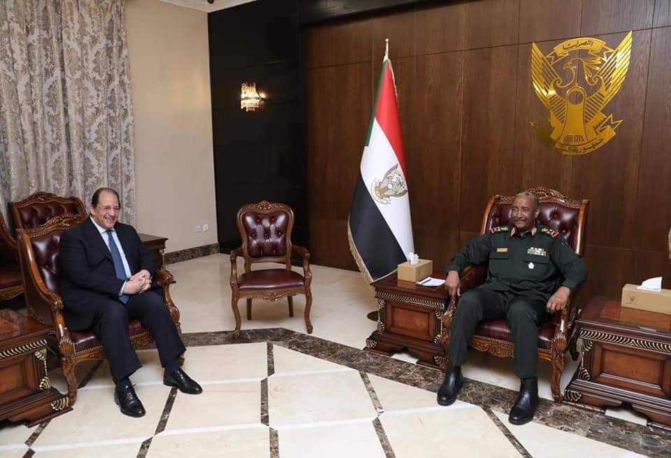 المسار نيوز رئيس مجلس السيادة يلتقي رئيس المخابرات المصري
