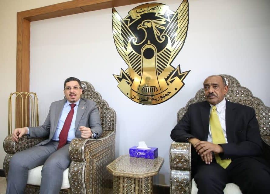 المسار نيوز وزير الخارجية اليمني يصل الخرطوم