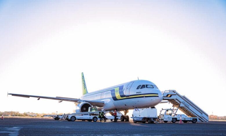 المسار نيوز طائرة سودانير تهبط في مطار جدة بعد توقف 6 سنوات