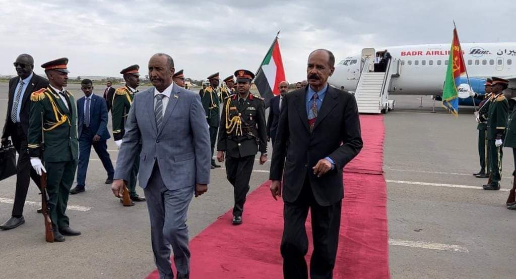 المسار نيوز الرئيس الاريتري يستقبل رئيس مجلس السيادة