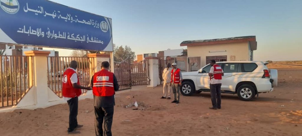 المسار نيوز وفد الهلال الأحمر القطري يزور مستشفي الجكيكة بولاية نهر النيل