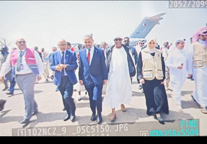 المسار نيوز وزيرة التعاون الدولي القطرية تصل مطار بورتسودان