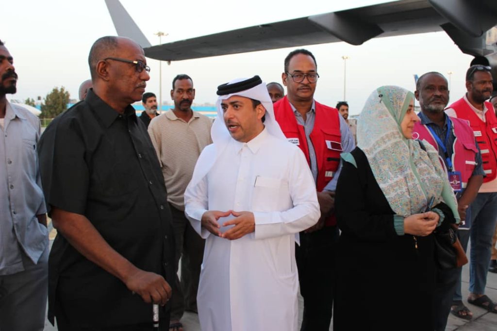 المسار نيوز وصول شحنة مساعدات ضمن الجسر الجوي القطري لنقل المساعدات الإنسانية للسودان