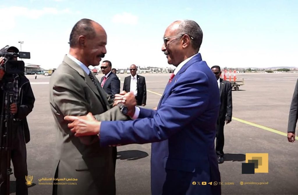 المسار نيوز رئيس مجلس السيادة يصل أسمرا